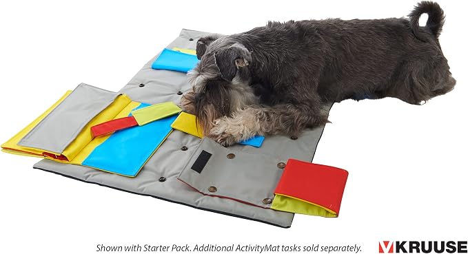 Kruuse Buster ActivityMat Task – Mouse Trap (Level 3) – Advanced Puzzle Attachment for Buster ActivityMat – Interactive Dog Enrichment Toy for Mental Stimulation & Training