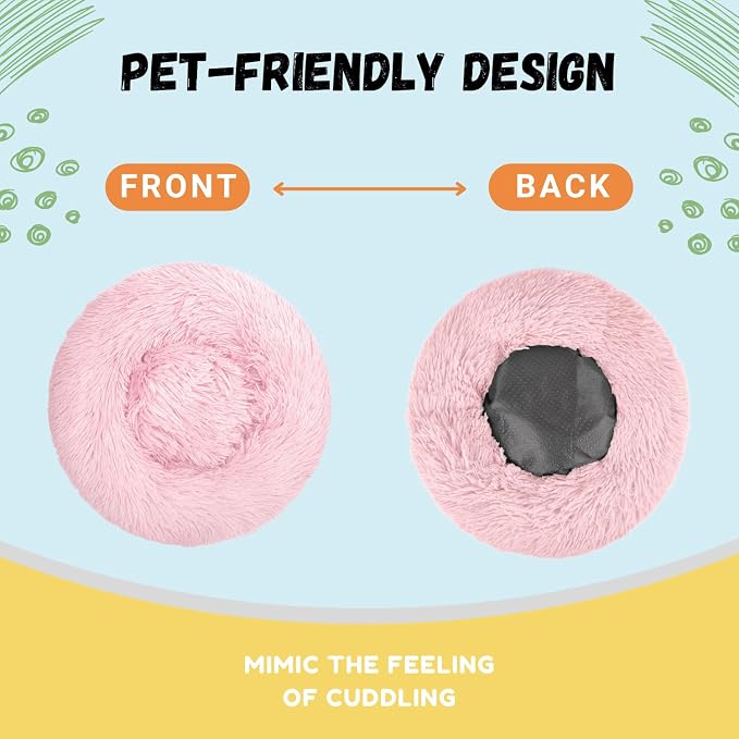 Bunny Bed 2 Pack Rabbit Hideout Large Soft & Comfortable Small Animal Bedding Cozy Bed Mat Warm Hideaway Cage Accessories for Guinea Pig