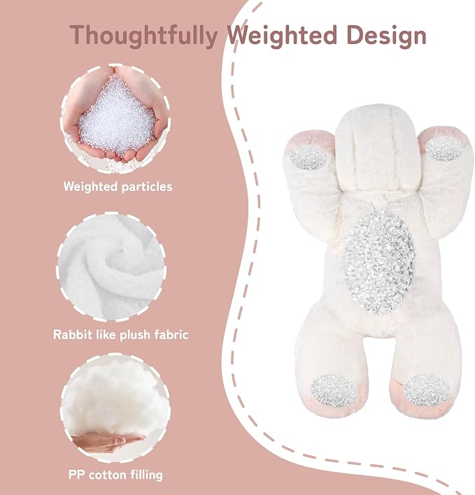 Niuniu Daddy 25" 5 lb Weighted Unicorn Stuffed Animal for Adults Kids, Giant Large Plush Toy, Soft Body Pillow for Sleeping, Huggable Gift for Everyday Comfort