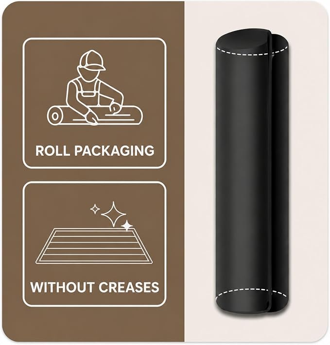 Silicone Coffee Mat Set, 24” x 16” Coffee Bar Mat for Countertop with Detachable Dish Drying Mat, Anti-Slip Countertop Protector for Espresso Machine, Heat Resistant, Rolled Ship, Black