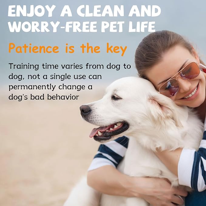 Dog Potty Training Spray Set, No-Go Spray & Here Potty Training Spray, Puppy Essentials, Stops Urination & Marking, Indoor and Outdoor Use (3.4 fl oz, 2 Pack)