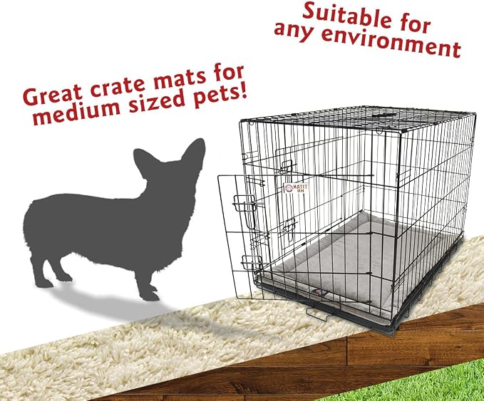 Majestic Pet 720570929777 Villa Crate Dog Bed Mat, Vintage, 36"