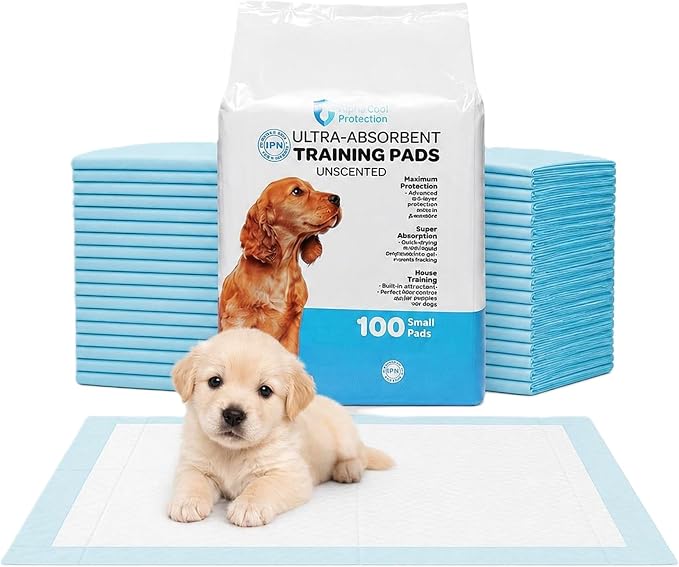 FPN Puppy Pads for Dogs 500 Count 13x18 Inch Heavy Duty Training Pads | 5 Layer Instant Absorbent Dog Pee Pads for Puppy Training, Pet Care & Indoor Potty Protection