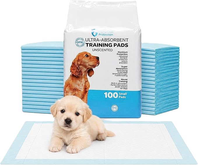 FPN Puppy Pads for Dogs 200 Count 13x18 Inch Heavy Duty Training Pads | 5 Layer Instant Absorbent Dog Pee Pads for Puppy Training, Pet Care & Indoor Potty Protection