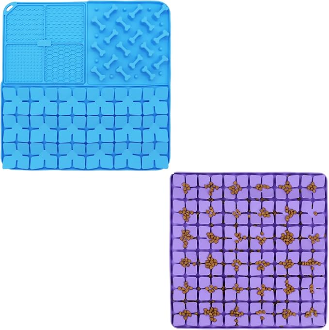 Silicone Snuffle Mat for Dog Slow Feeder Lick Mat with Suction Cups for Slow Eating