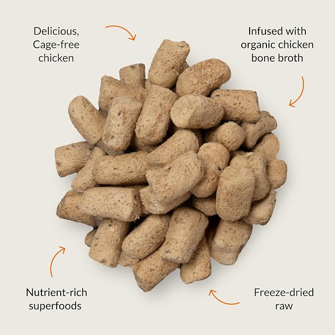 ULTIMATE PET NUTRITION Nutra Morsels, Superfood Treat & Food Topper (Chicken, Pack of 3)