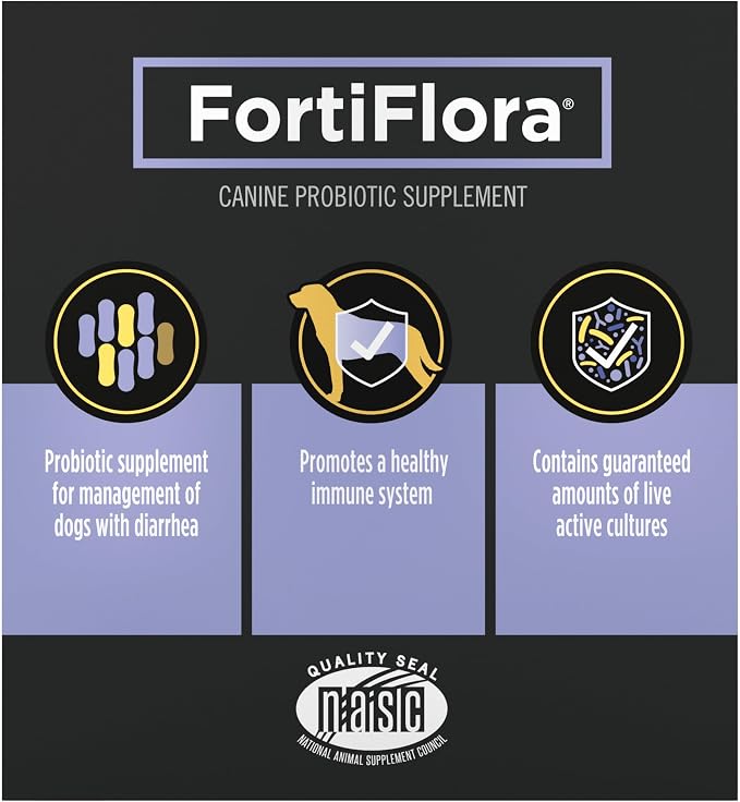 Purina Pro Plan Veterinary Supplements FortiFlora Dog Probiotic Supplement, Canine Nutritional Supplement - 30 ct. Boxes