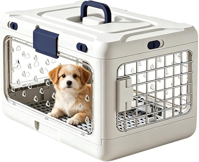 Genérico Canine Cage, Rigid Pet Carrier, Rigid Carrier for Cats | Outings with Puppies and Camping Outdoor Cycling Hiking Travel