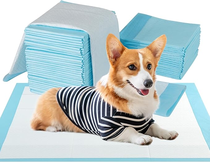 Giantex Dog Pee Pads 150 Count, 36" x 24" Large Training Pads for Dogs, Super Absorbent Leak-Proof Disposable Potty Pads for House Training, Indoor & Outdoor Use