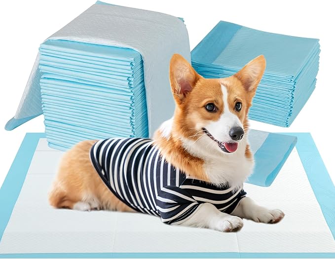 Giantex Dog Pee Pads 300 Count, 36" x 24" Large Training Pads for Dogs, Super Absorbent Leak-Proof Disposable Potty Pads for House Training, Indoor & Outdoor Use