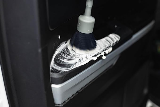 Detail Factory - Large Domed Drill Brush - Soft Bristle Drill Brush Attachment for Curved Surfaces & Car Detailing