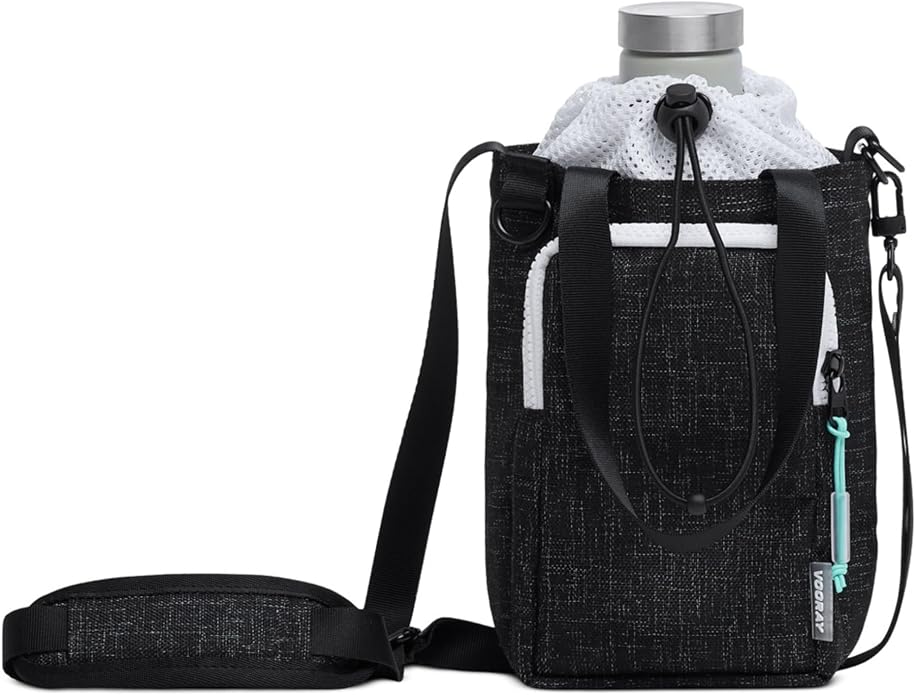 VOORAY Hydration Sling 4L Water Bottle Holder with Strap, Phone Pocket, Detachable Strap & Tote Handles