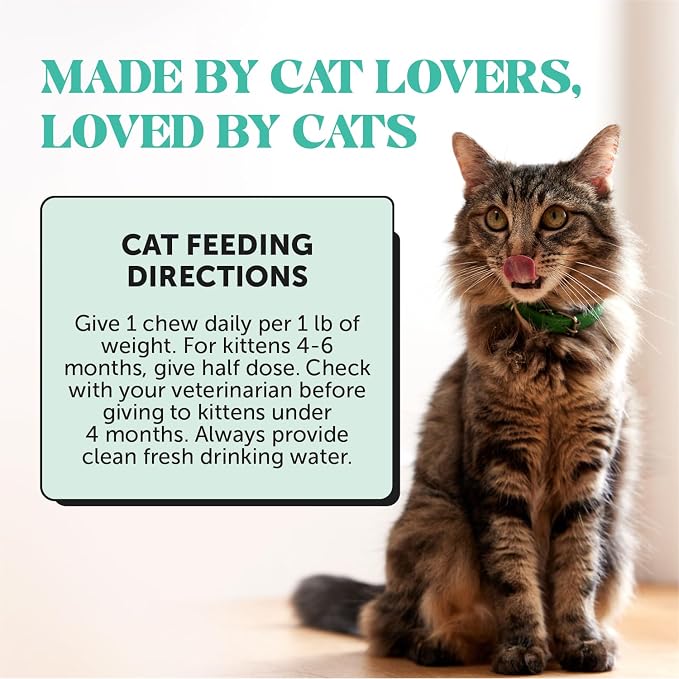 Fresh Breath Dental Bites for Cats – Crunchy & Creamy Cat Dental Treats for Fresh Breath, Tartar & Plaque Control – Dual-Texture Cat Oral Care Bites for Bright Teeth & Healthy Gums – 90 Day Supply