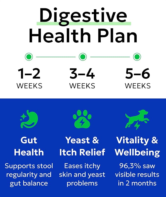 BARK&SPARK Dog Probiotics 180 Chews for Digestive Health w/Enzymes & Fiber - Diarrhea Gas Treatment Upset Stomach Relief - Allergy & Itchy Skin - Pet Probiotics for Dogs