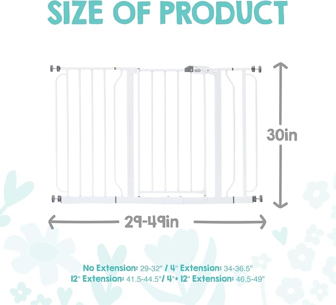 Regalo Baby Easy Step® Extra Wide Safety Gate
