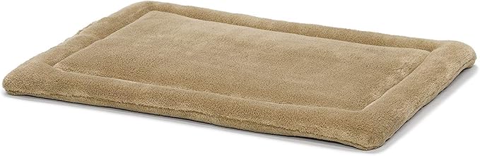 MidWest Homes for Pets XS QuietTime Taupe Micro Terry Pet Bed, Ultra-Soft & Cushioned Crate Pad for 22-inch Crates, Machine Washable, For Small Dogs & Cats