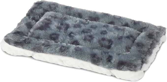 MidWest Homes for Pets Reversible Pet Bed; Machine Washable; Great for Toy Dog Breeds; Spotted Gray; 18"; 40218-FVGYS