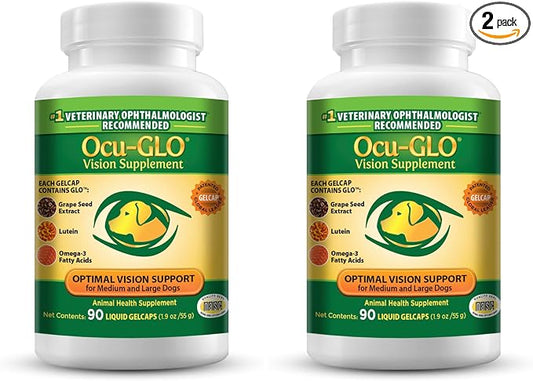 Ocu-GLO for Medium to Large Dogs, 11+ lb, 90 Count (Pack of 2)