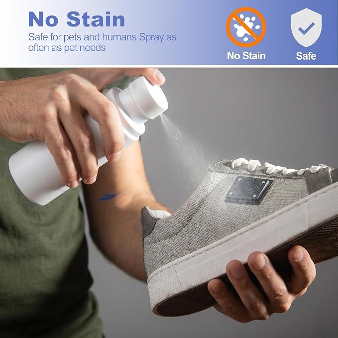 2 Bottles Bitter Apple Spray for Dogs – No Chew Spray for Dogs – Stop Chewing & Licking, Natural Bitter Taste Dog Training Spray, Non-Toxic & Safe for Furniture, Shoes & More