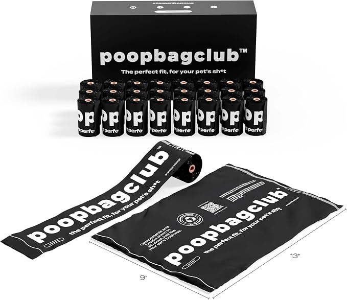 Lavender Scented Dog Poop Bags - Extra Thick Leak Proof for Dogs - Certified Compostable - Earthminded Essential Accessory for Daily Walks and Easy Cleanup - Compostable - 360 Bags