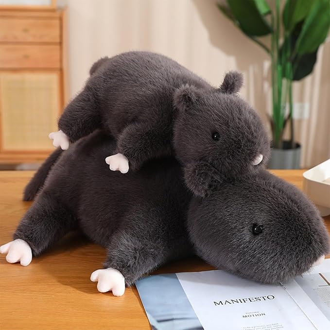 Mouse Stuffed Animal, Rat Plush Pillow, Mouse Stuffed Plush Toy, Gift for Kids Adults (19 inch)