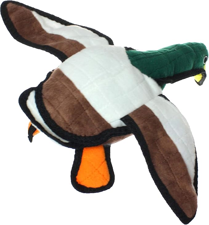TUFFY® : 2 Pack Duck Dog Toy: Ultra Durable Plush Toy with Multiple Layers & Reinforced Seams, Washable and Floats, Original Construction