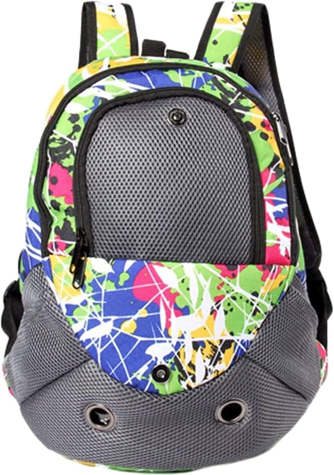 OLOTU Pet Backpack Expandable Durable Cat Backpack, Escape Proof Zipper Design Cat Carrier, Dog Backpack Carrier for Travel/Hiking/Outdoor Spacious