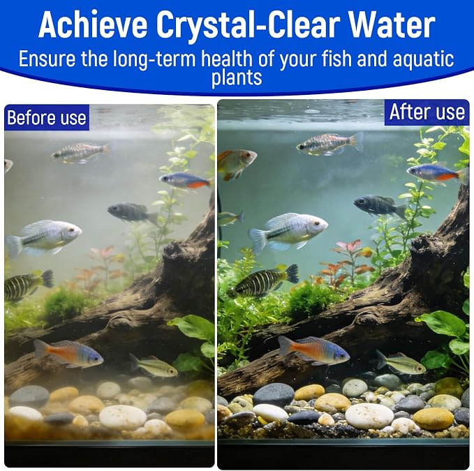 Big Peng AC110 Aquarium Filter Media Maintenance Kit Compatible with Aquaclear Fluval AC110 Power Filters, Includes 1 Blue Foam, 4 Activated Carbon, 2 BioMax Pellets, 2 Intake Strainer Sponge