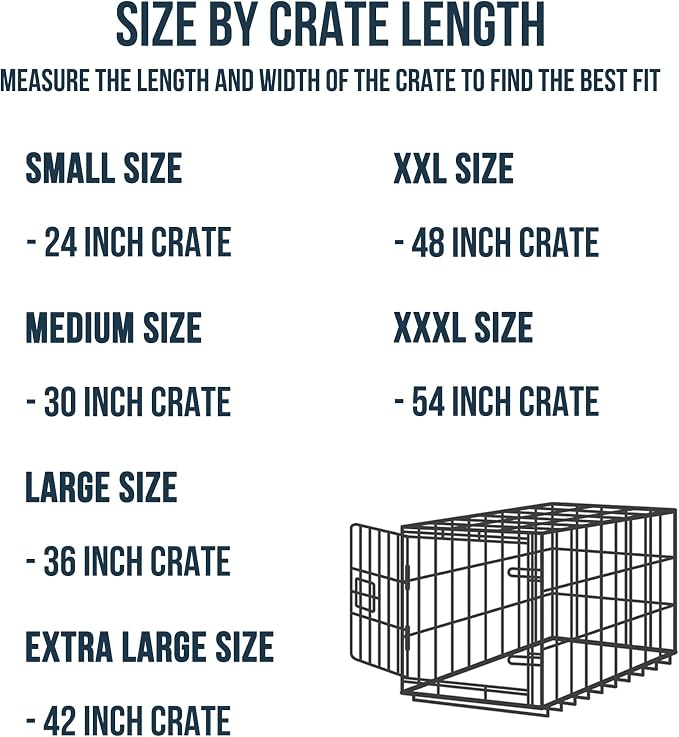 PELZIN Cybarmour 2.0 Chew Proof Dog Crate Pad - Outdoor Chew Resistant Dog Bed with Corner Anchor - Machine Washable - Water & Dirt-Resistant - Jumbo Breeds & Fits 54-Inch Crate - 53"x34", Moonstone