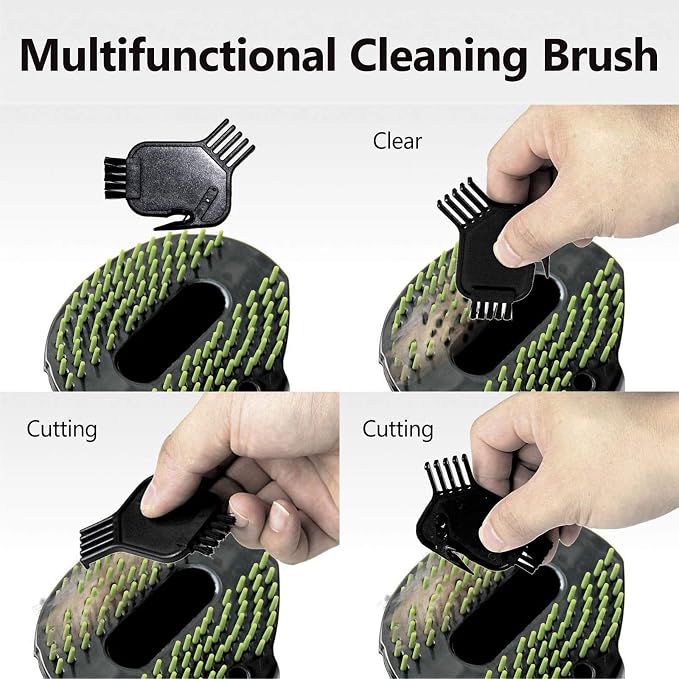 Pet Vacuum Grooming Comb Brush, Black | Hair Remover, Shedding Deshedding, Attachment Tool Kit, For Dogs and Cats