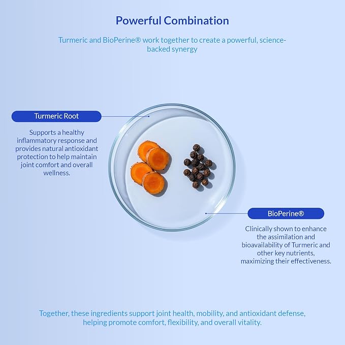 Turmeric for Dogs 120 Tablets - Anti-Inflammatory, Joint & Collagen | Curcumin & BioPerine for maximum absorption. Supports joint health, reduces inflammation & eases pain. 120 chewable tablets.
