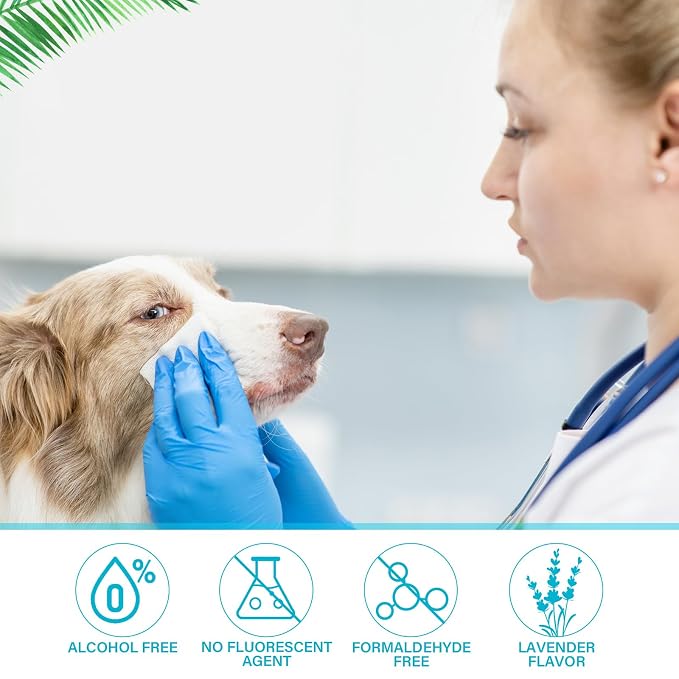 Treela 10 Packs of 800 Dog Wipes Pet Wipes Cat Grooming Supplies for Paws, Butt, Ear, Skin, Body Bath Cleaning Stain Odor Remover, Home or Travel Use(Coconut)
