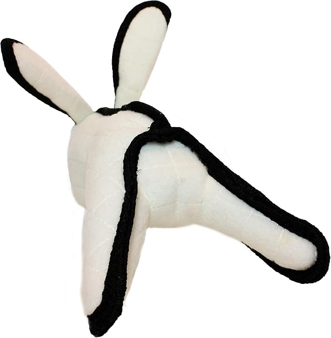 TUFFY® : 2 Pack Rabbit Dog Toy: Ultra Durable Plush Toy with Multiple Layers & Reinforced Seams, Washable and Floats, Original Construction