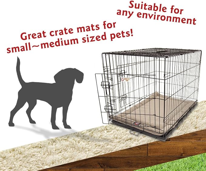 Majestic Pet 720570930162 Villa Crate Dog Bed Mat, Pearl, 30"