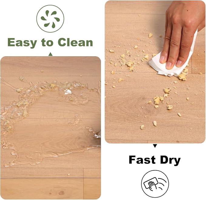Clear PVC Floor Mat, 1.5mm Thick Waterproof Protective Mat for Hard Floors, Under Refrigerator, Pet Bowls, or Appliances – Cuttable, Easy to Clean (48"x 48")