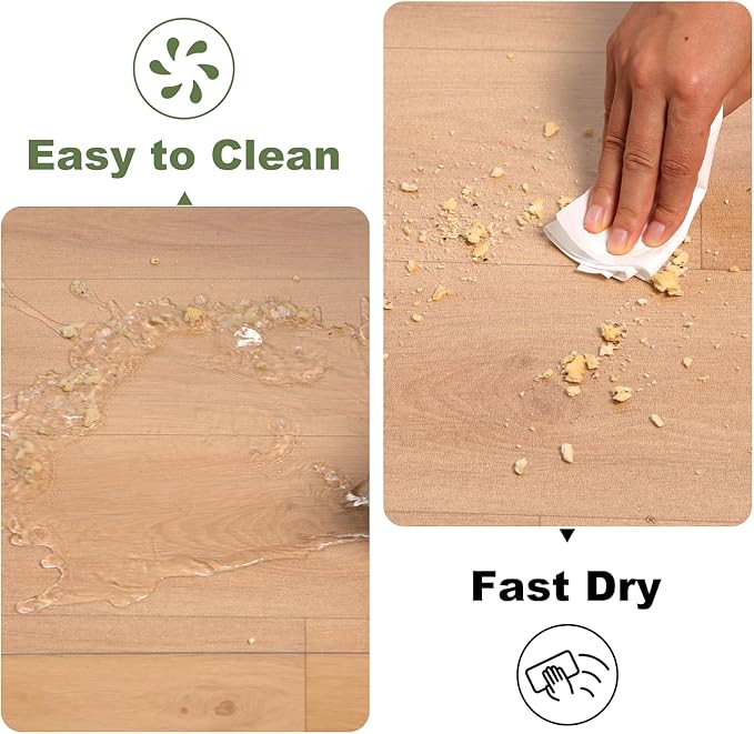 Clear PVC Floor Mat, 1.5mm Thick Waterproof Protective Mat for Hard Floors, Under Refrigerator, Pet Bowls, or Appliances – Cuttable, Easy to Clean (54"x 54")