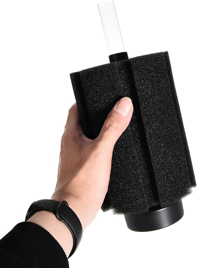 ALEGI Aquarium Large Sponge Filter 100 Gallon - 125 Gallon Sponge Filter with Air Stone for Large Fish Tank (3 pcs)