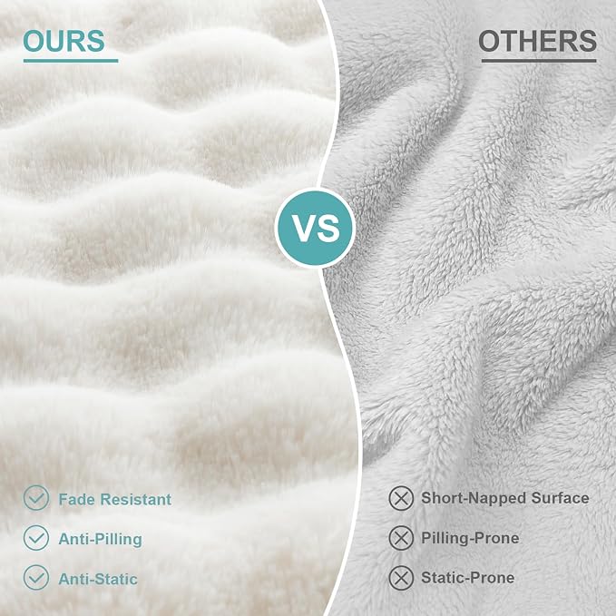COZY KISS Orthopedic Dog Bed for Extra Large Dog, Soft and Warm Faux Fur Sofa for Giant Pet Up to 150 lbs, Foam Bolster Anti-Slip Couch with Washable Removable Cover, XXL 48x35x8 inch, Beige