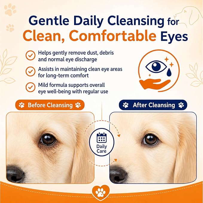 Pet Relief Advanced Vision,Pet Relief Advanced Vision Support Drops,Helps Maintain Clear, Irritation‑Free Eyes, Easy Dropper Bottle,2 floz. / 60 mL