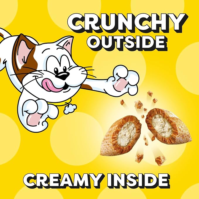 Temptations Cat Treats Classic Crunchy and Soft Cat Treats Variety Pack, 6.3 oz. Pouches (Pack of 4)