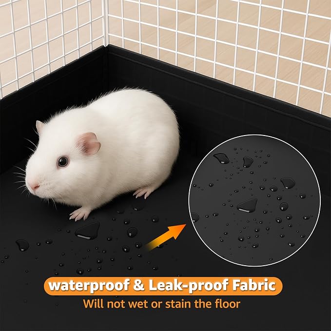 PJYuCien C&C Cage Bottom 24"x48", Easy to Install | Use as Top, Use as Bottom and Top Set, Protect Floor, Saves Time and Effort,for Guinea Pig and Other Small Animals