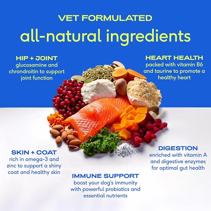 Native Pet The Daily Dog Supplement (30 Scoops) & Salmon Oil for Dogs & Cats (8 Oz) - 11 in 1 Multivitamin & Pure Omega-3 Fish Oil Supplement for Skin & Coat, Joint, Heart Health & Anti-Inflammatory