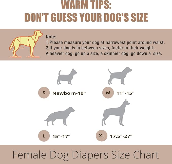 wegreeco Dog Diapers Female (3 Pack), Highly Absorbent Puppy Doggie Dog Diapers for Female Dogs Period, Washable Doggy in Heat, Small Medium Large Size (Checkerboard Red, Purple, Coffee, Small)