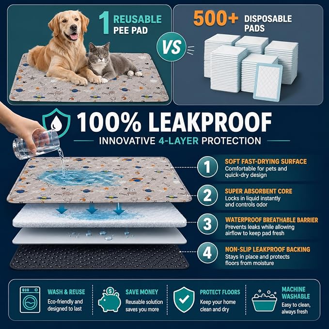 Washable Pee Pads for Dogs