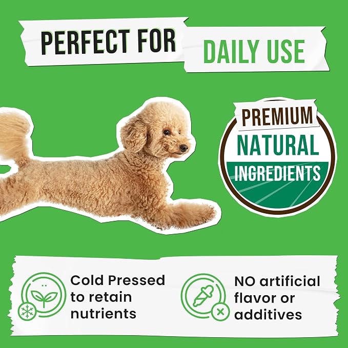 Dog Vitamins + Glucosamine - Chewable Multivitamins + Probiotics, Omega - Hip & Joint Support, Skin & Coat, Gut Health - Adult & Senior - Large & Small Breed - 240 Chews