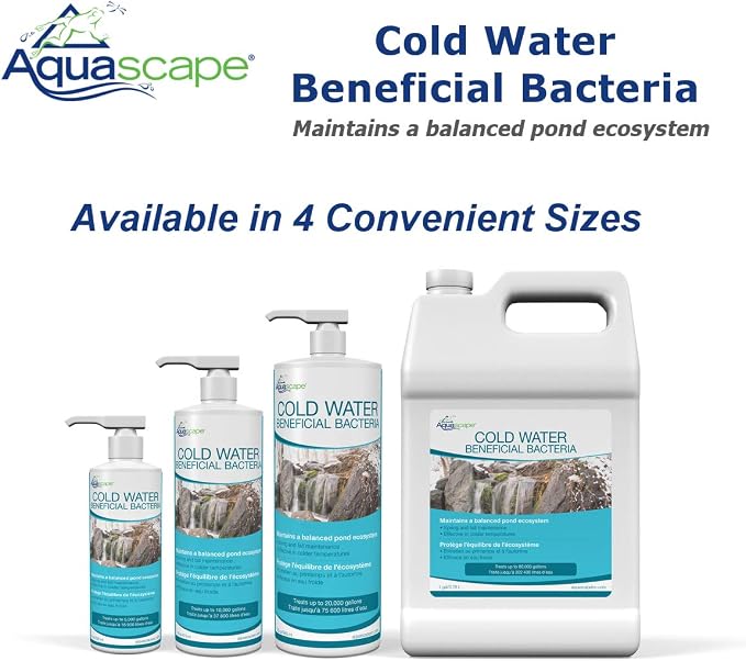 Aquascape Cold Water Beneficial Bacteria for Pond and Water Features 8 oz. / 236ml, 98892