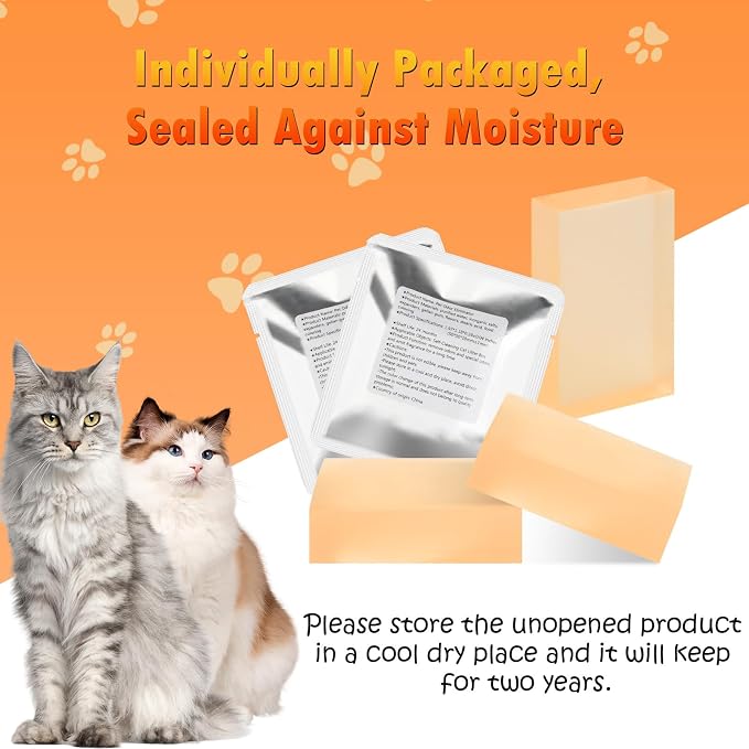 12 Pack Litter Box Deodorizer Compatible with MeoWant MW-SC01 / MW-SC02 / LB02 Self-Cleaning Cat Litter Boxes, 360° Odor Lock Cat Toilet Odor Eliminator Gel