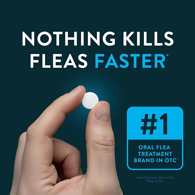 Capstar (Nitenpyram) Fast-Acting Oral Flea Treatment for Dogs 2-25 Lbs, Vet-Recommended Medication Tablets, Flea Tablets for Dogs Start Killing in 30 Minutes, 12 Doses (Includes Two 6-Count Boxes)