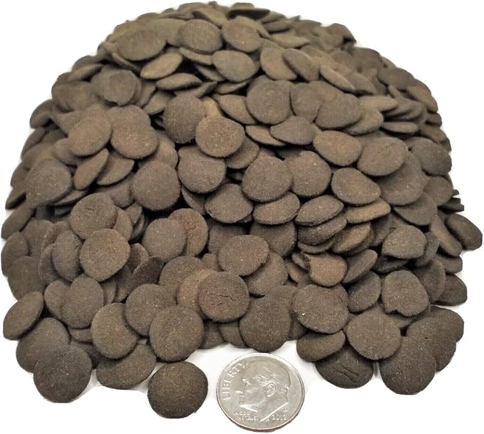 Aquatic Foods Ultra Multi-Worm 12mm - 1/2'' Sinking Wafers of 6-Types of Worms. Ideal for Bottom Fish, Plecos, Shrimp, Snails, Crayfish, All Herbivorous & Omnivorous Tropical Fish...10-lbs
