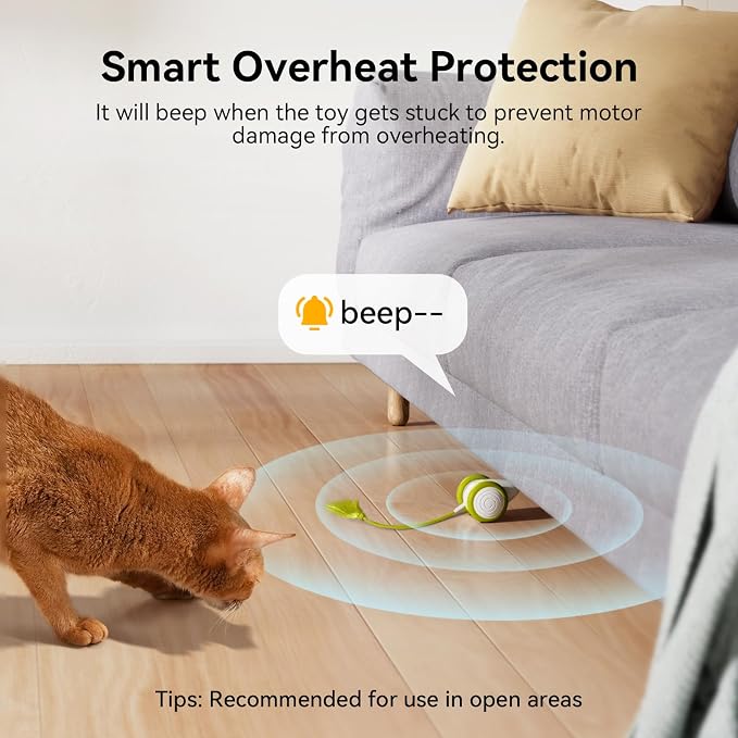 Cheerble Interactive Cat Toys for Indoor Cats, Automatic Moving Kitten Toys, Wicked Mouse Neo Cat Toy with Tail & Lights, Pet Cat Supplies, Rechargeable Cat Toys for Bored Indoor Adult Cats